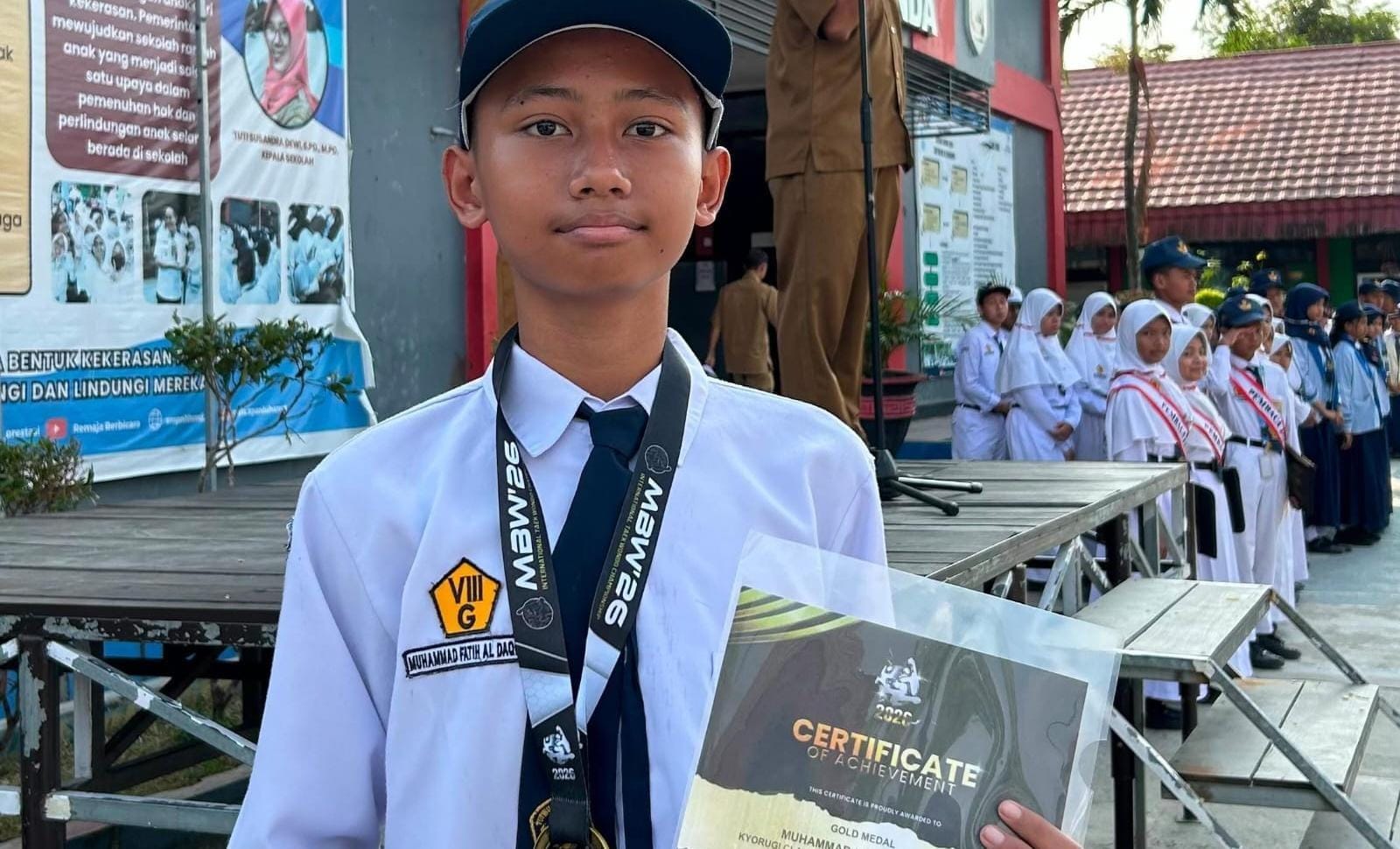 JUARA 1 KYORUGI CLASS A MALE INTERNATIONAL GOLD MEDAL